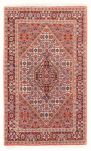 Persisk tæppe - Bijar - Royal - 137 x 85 cm - rød