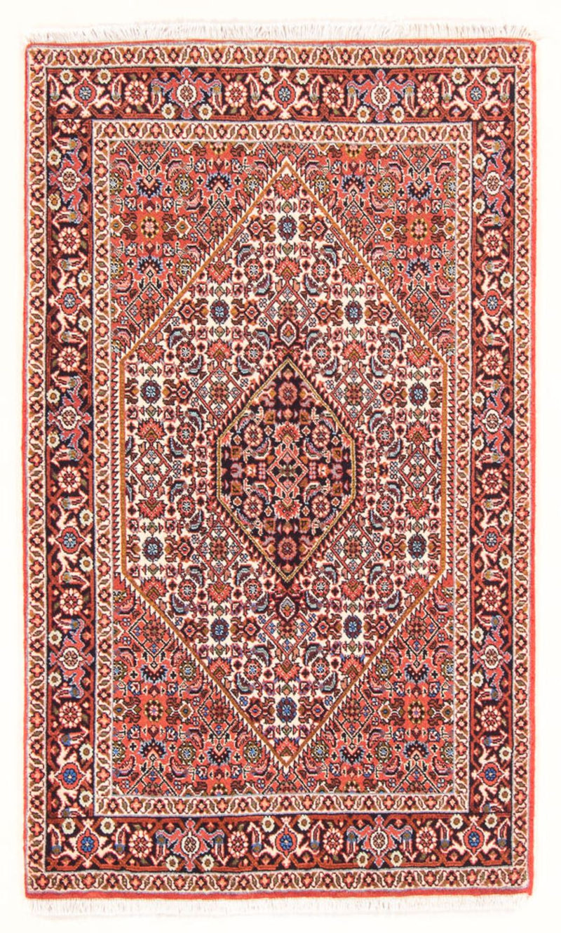 Persisk tæppe - Bijar - Royal - 137 x 85 cm - rød