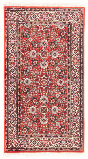 Persisk tæppe - Bijar - Royal - 143 x 82 cm - rød