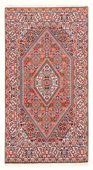 Persisk tæppe - Bijar - Royal - 147 x 84 cm - rød