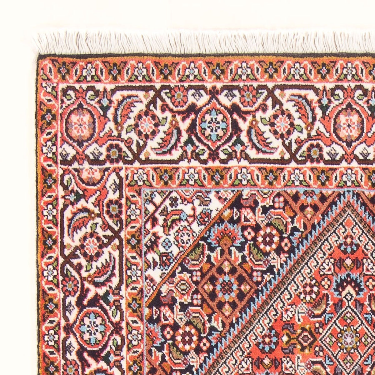 Bidjar - Bukan Tæppe 84x147cm - Persisk tæppe - rød