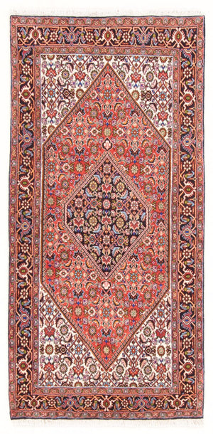 Persisk tæppe - Bijar - Royal - 165 x 84 cm - rød