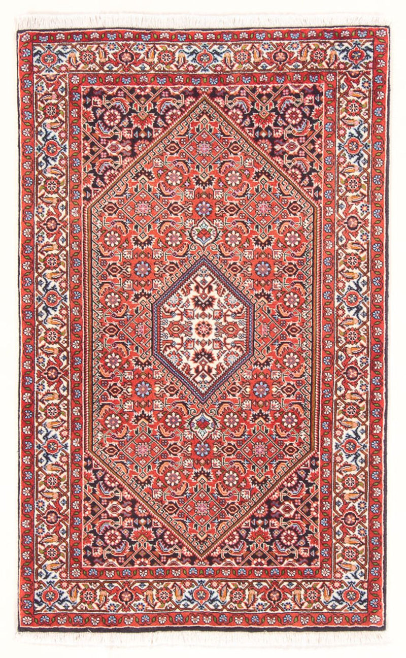 Persisk tæppe - Bijar - Royal - 136 x 84 cm - rød