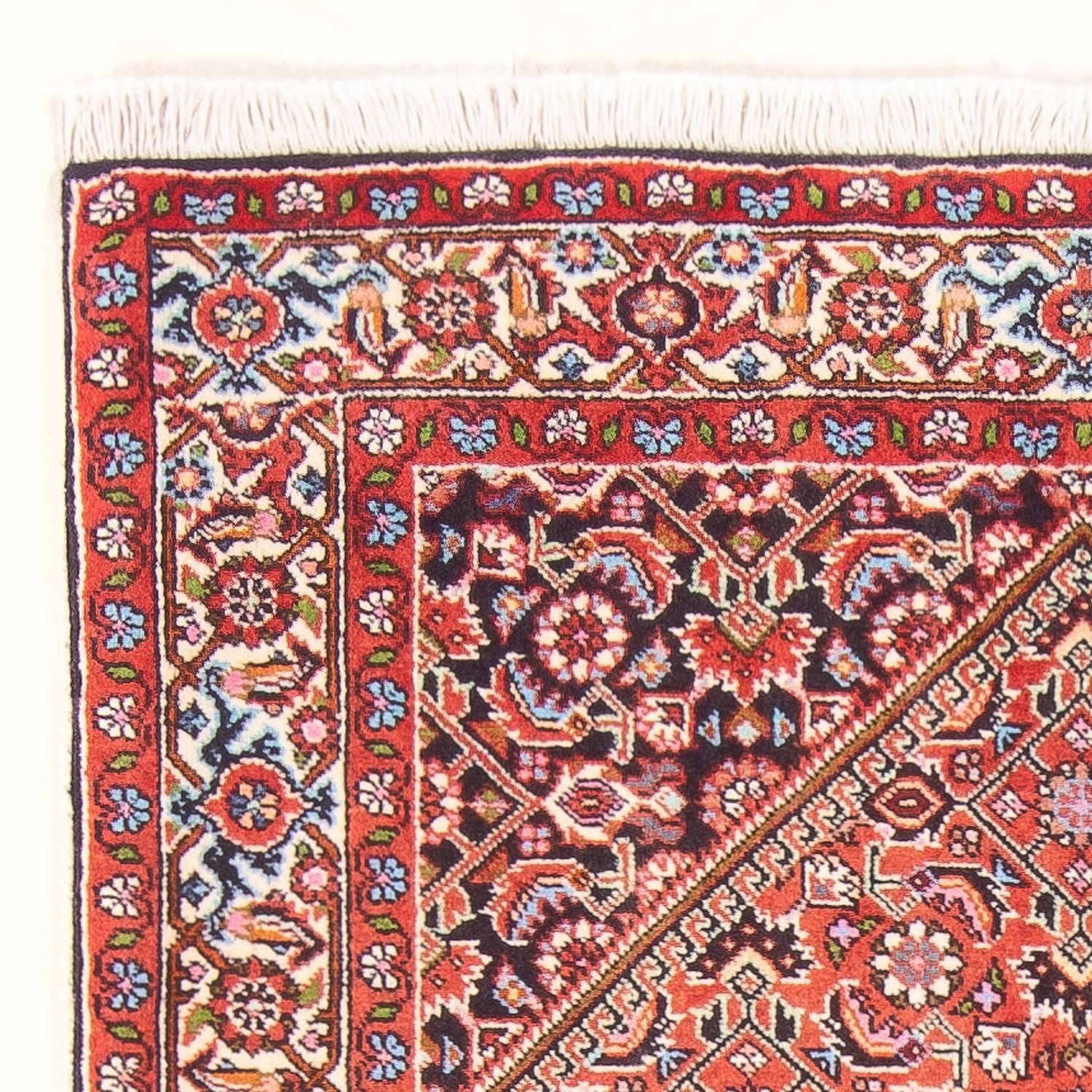 Persisk tæppe - Bijar - Royal - 136 x 84 cm - rød