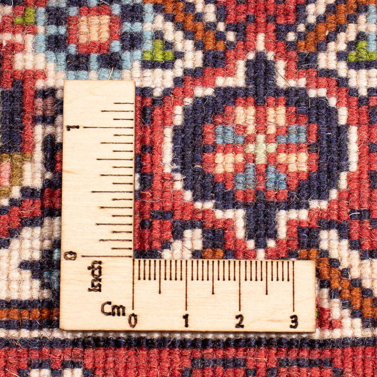 Persisk tæppe - Bijar - Royal - 136 x 84 cm - rød