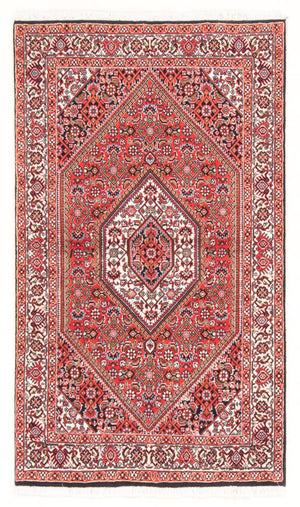 Persisk tæppe - Bijar - Royal - 138 x 83 cm - rød