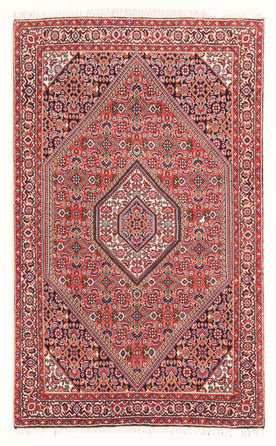 Persisk tæppe - Bijar - Royal - 142 x 84 cm - rød