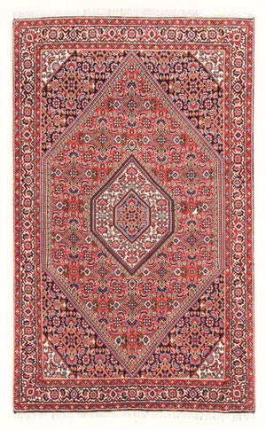 Persisk tæppe - Bijar - Royal - 142 x 84 cm - rød