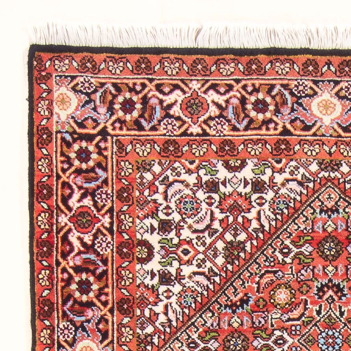 Bidjar - Bukan Tæppe 82x142cm - Persisk tæppe - rød