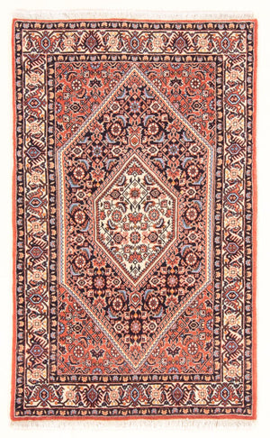 Persisk tæppe - Bijar - Royal - 136 x 83 cm - mørkeblå