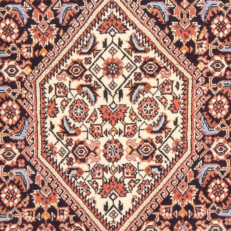 Persisk tæppe - Bijar - Royal - 136 x 83 cm - mørkeblå