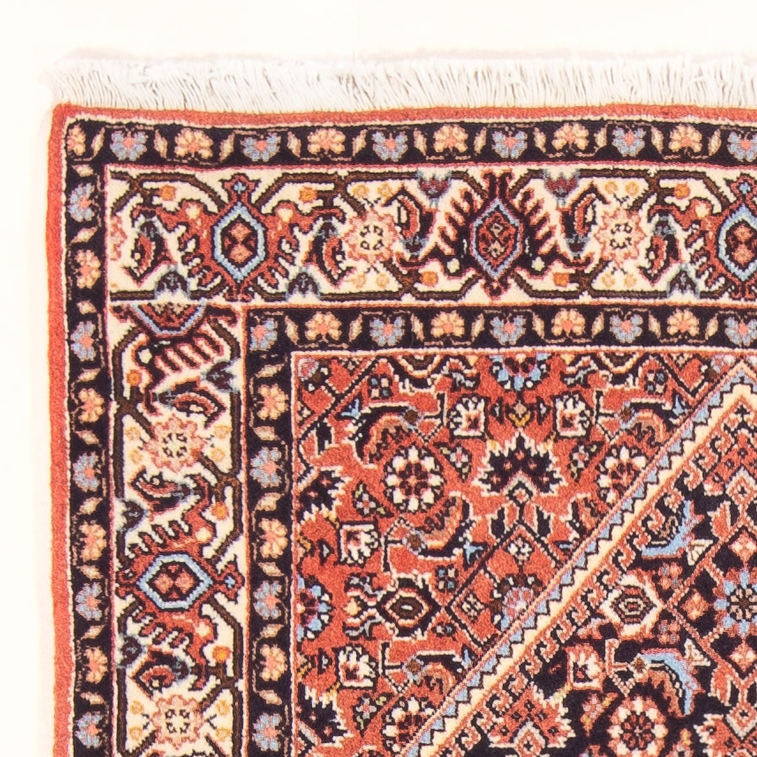 Persisk tæppe - Bijar - Royal - 136 x 83 cm - mørkeblå