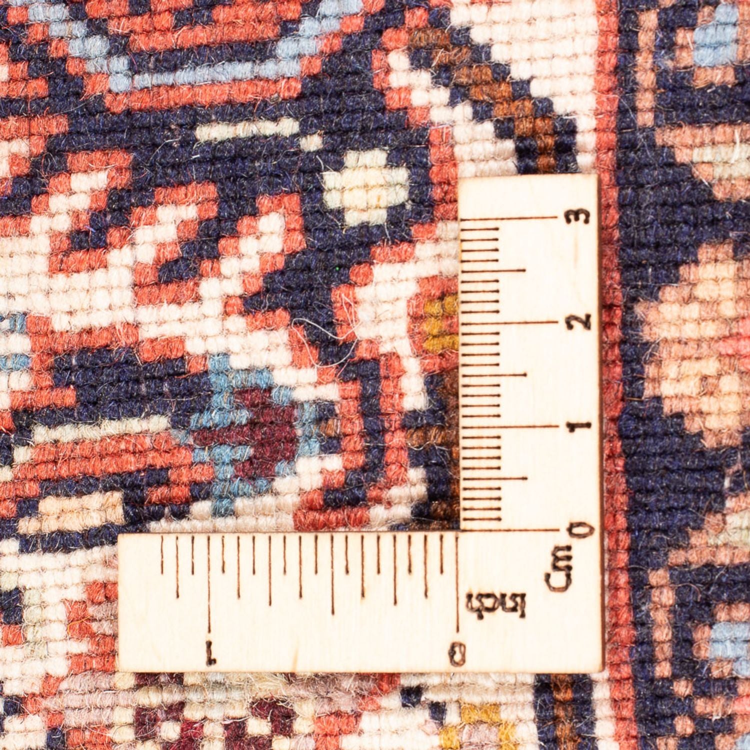 Persisk tæppe - Bijar - Royal - 136 x 83 cm - mørkeblå