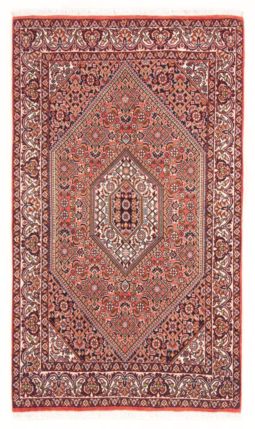 Persisk tæppe - Bijar - Royal - 132 x 84 cm - rød