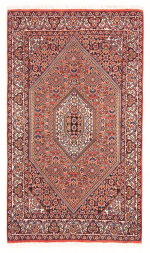 Persisk tæppe - Bijar - Royal - 132 x 84 cm - rød