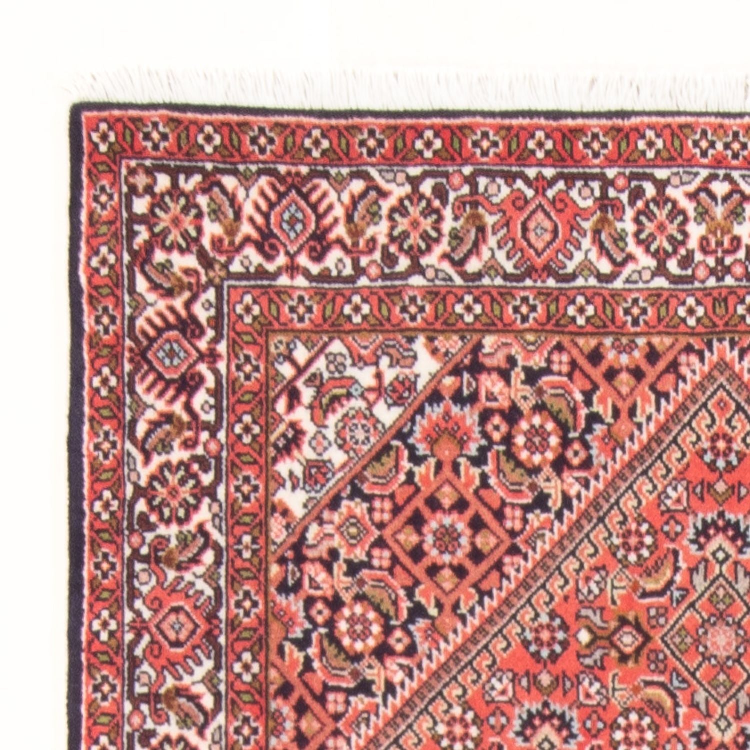Persisk tæppe - Bijar - Royal - 133 x 84 cm - rød