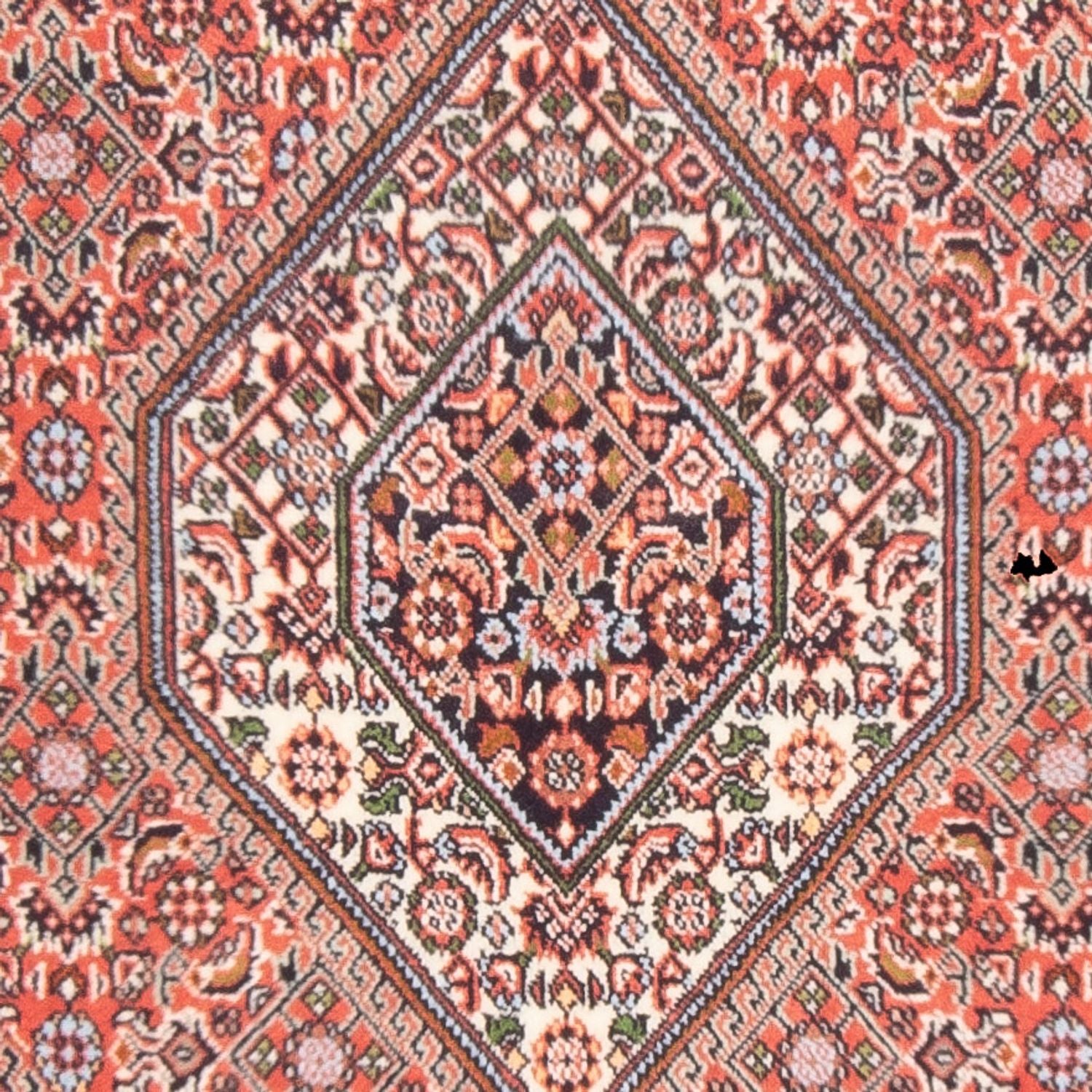 Persisk tæppe - Bijar - Royal - 140 x 87 cm - rød