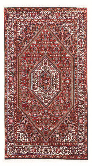 Persisk tæppe - Bijar - Royal - 141 x 82 cm - rød