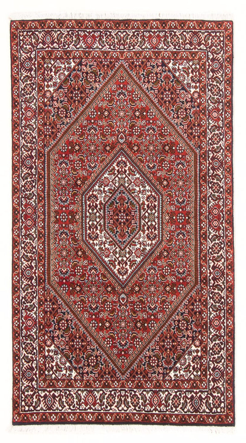 Persisk tæppe - Bijar - Royal - 141 x 82 cm - rød