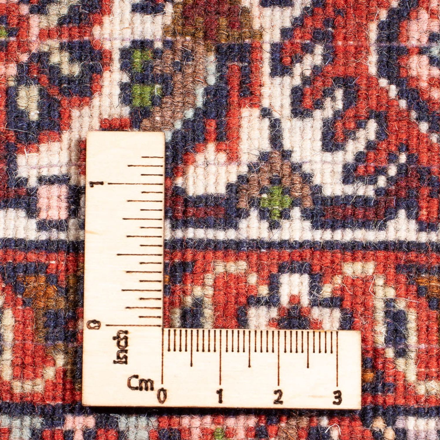 Persisk tæppe - Bijar - Royal - 141 x 82 cm - rød