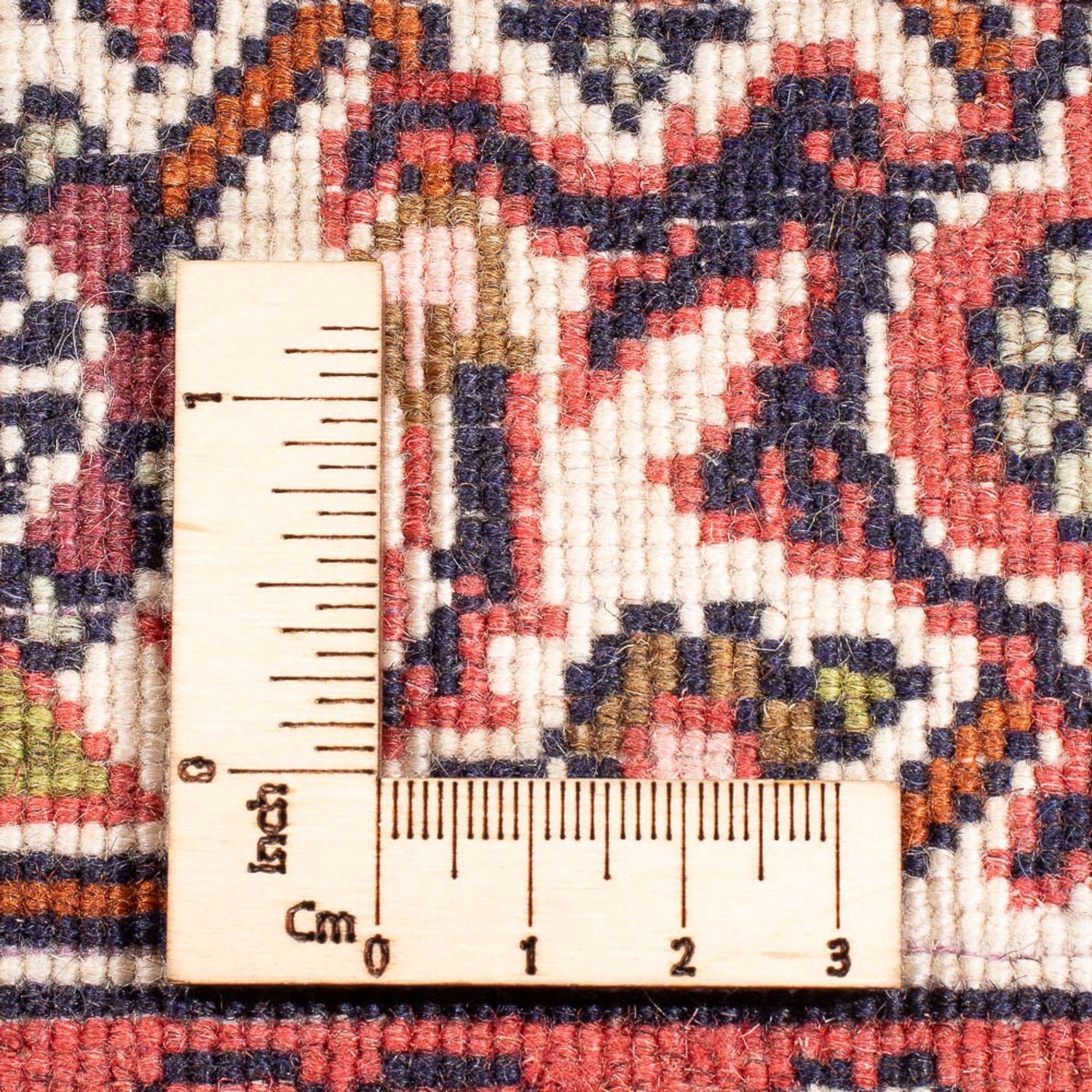 Persisk tæppe - Bijar - Royal - 142 x 84 cm - rød