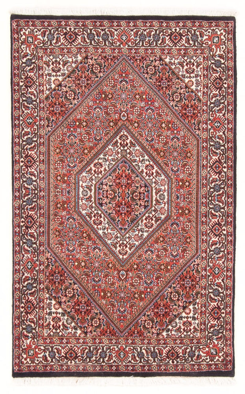 Persisk tæppe - Bijar - Royal - 134 x 88 cm - rød