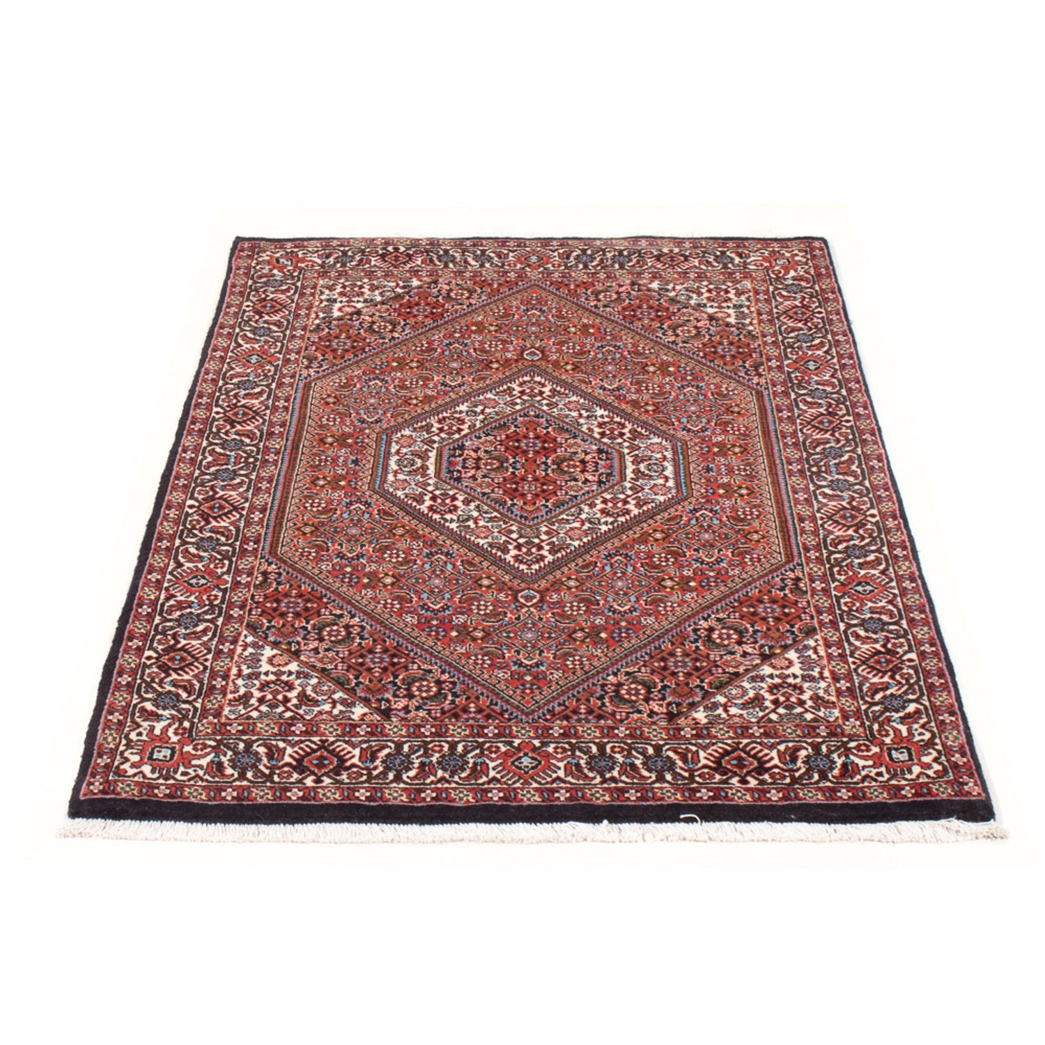 Persisk tæppe - Bijar - Royal - 134 x 88 cm - rød