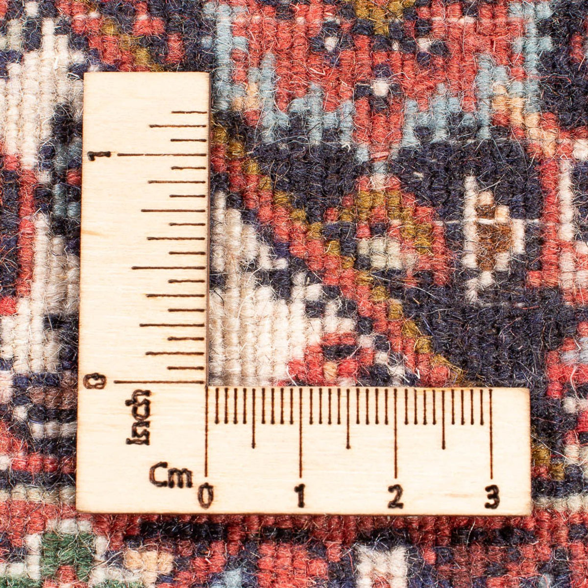 Persisk tæppe - Bijar - Royal - 134 x 88 cm - rød