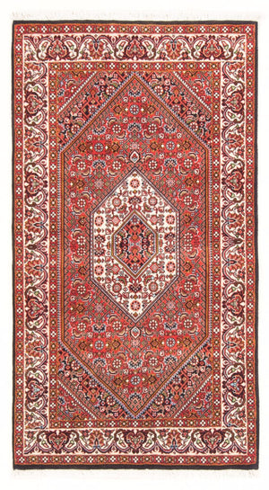 Persisk tæppe - Bijar - Royal - 144 x 82 cm - rød