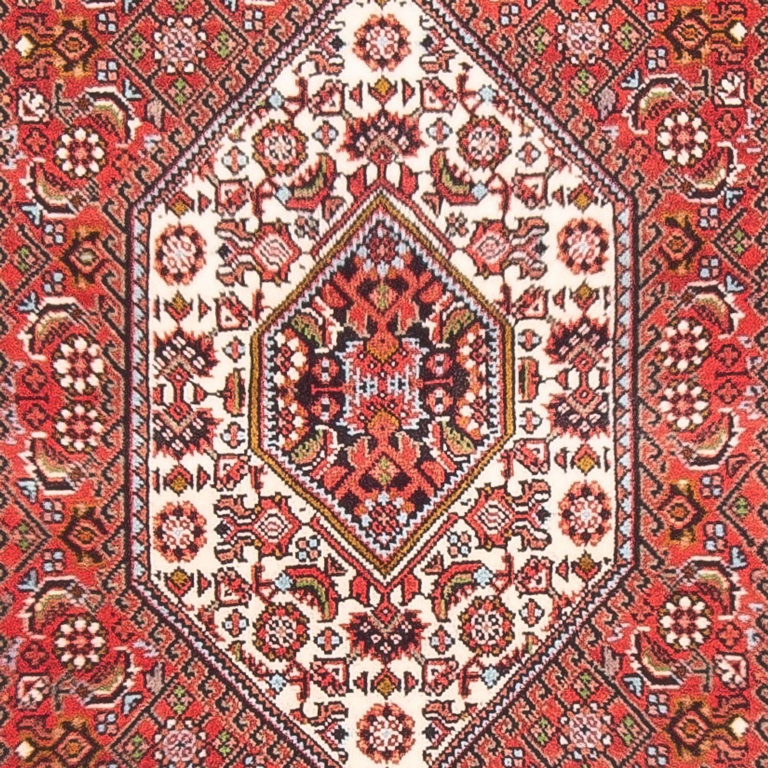 Persisk tæppe - Bijar - Royal - 144 x 82 cm - rød