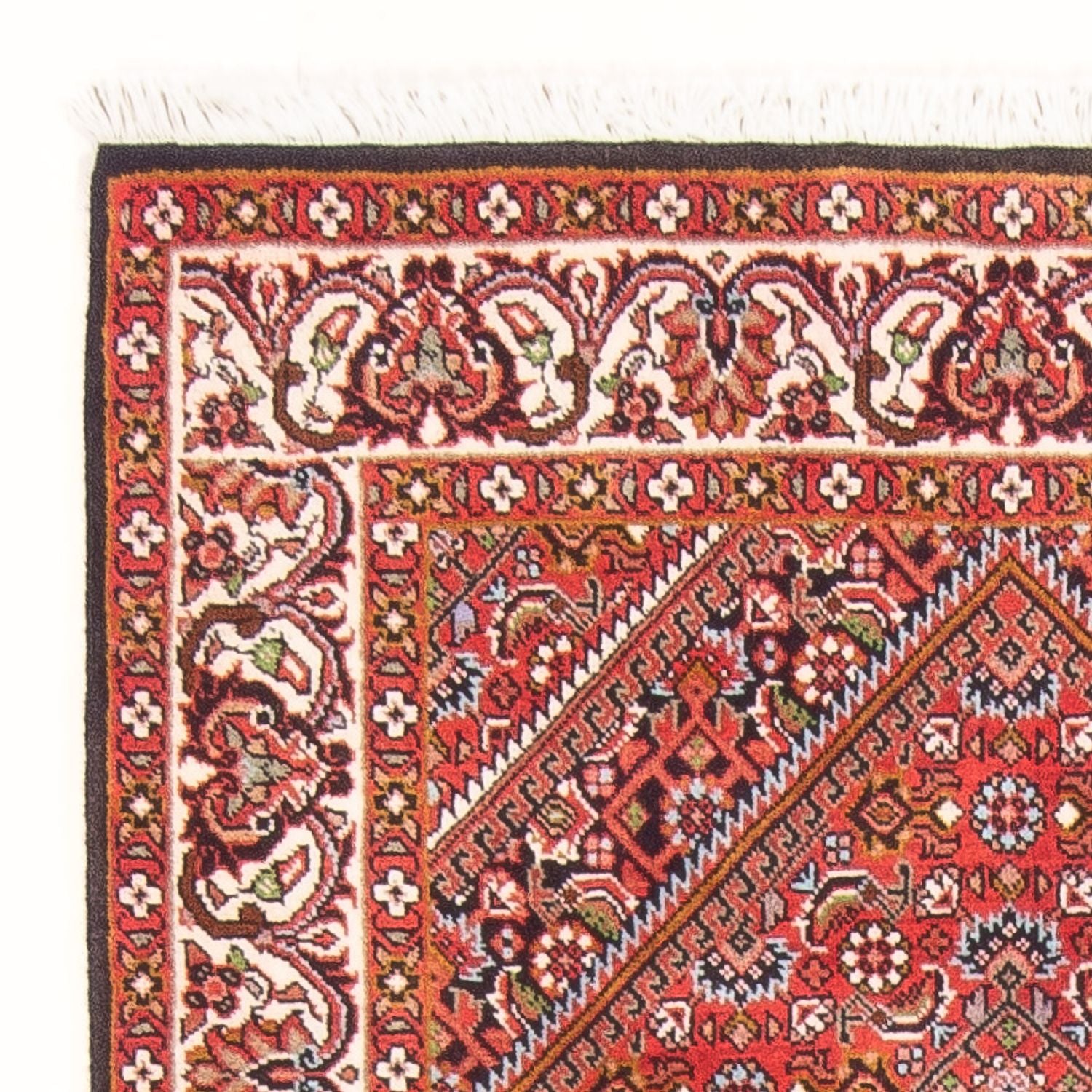 Persisk tæppe - Bijar - Royal - 144 x 82 cm - rød
