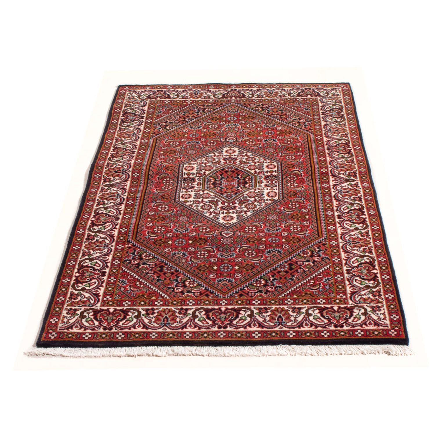 Persisk tæppe - Bijar - Royal - 144 x 82 cm - rød