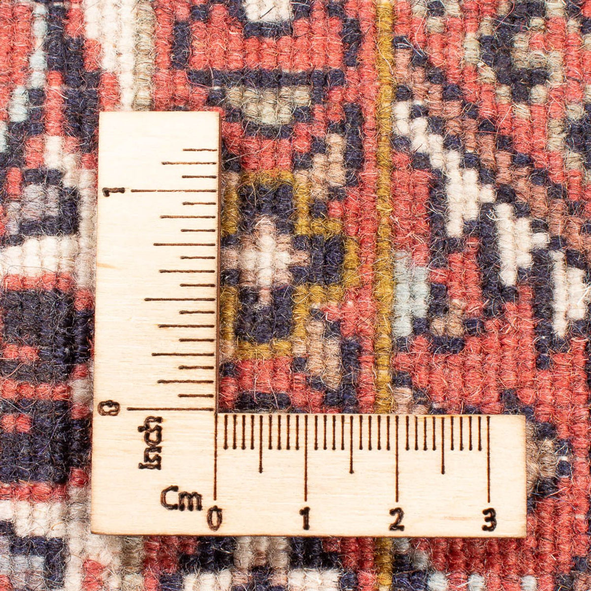 Persisk tæppe - Bijar - Royal - 144 x 82 cm - rød