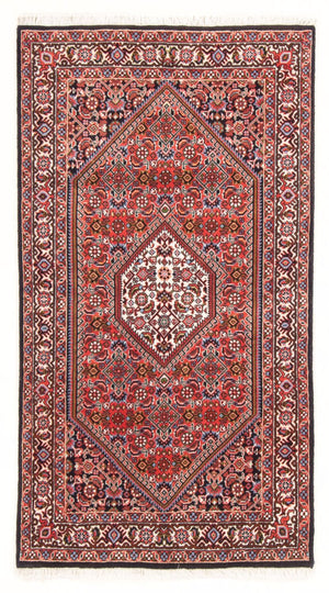Persisk tæppe - Bijar - Royal - 142 x 80 cm - rød