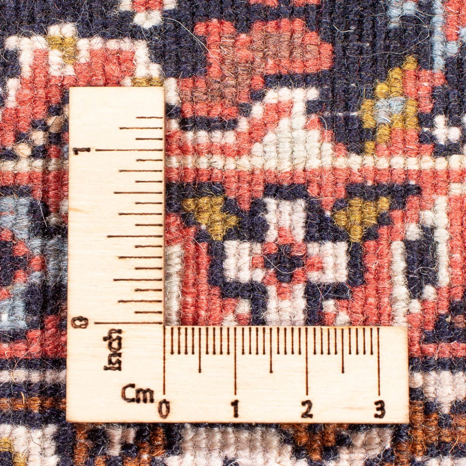 Persisk tæppe - Bijar - Royal - 142 x 80 cm - rød