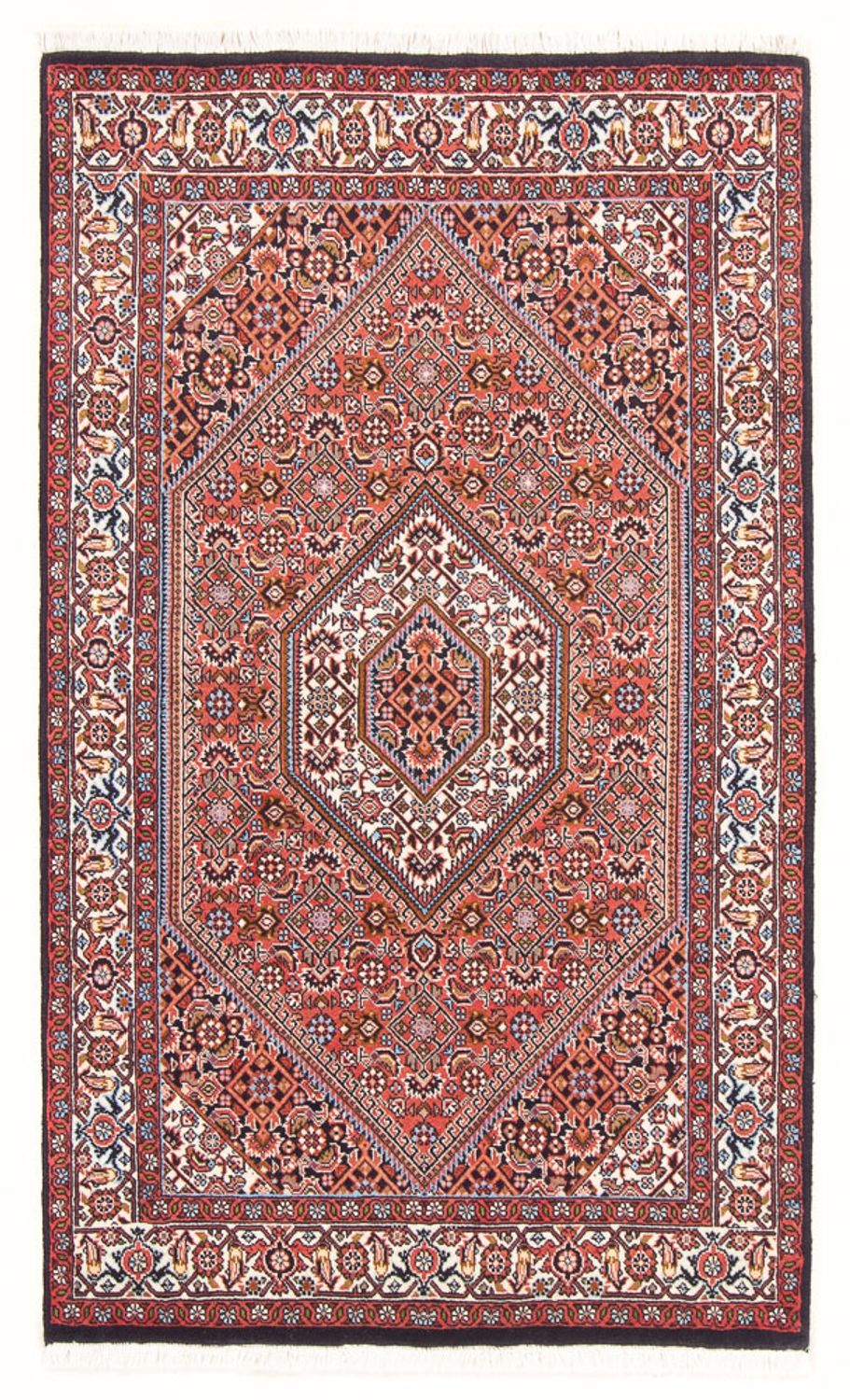 Persisk tæppe - Bijar - Royal - 131 x 83 cm - rød