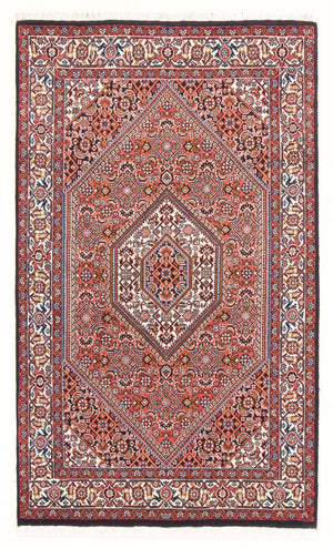 Persisk tæppe - Bijar - Royal - 131 x 83 cm - rød