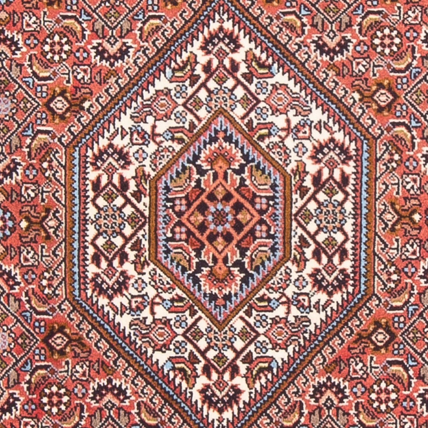 Persisk tæppe - Bijar - Royal - 131 x 83 cm - rød