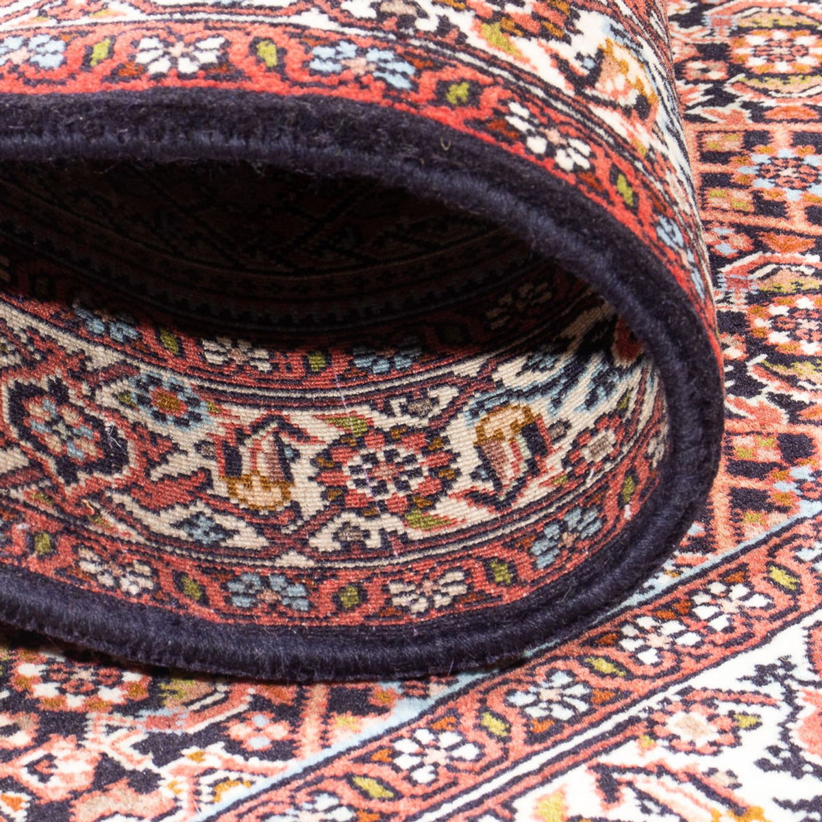 Persisk tæppe - Bijar - Royal - 131 x 83 cm - rød