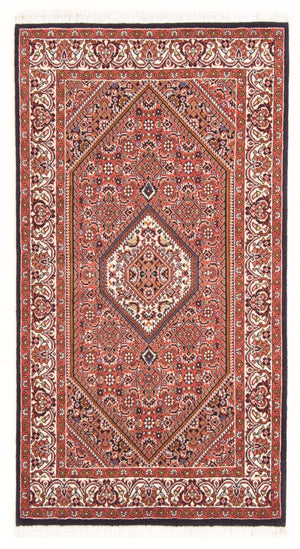 Persisk tæppe - Bijar - Royal - 140 x 83 cm - rød