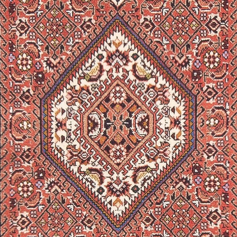 Persisk tæppe - Bijar - Royal - 140 x 83 cm - rød