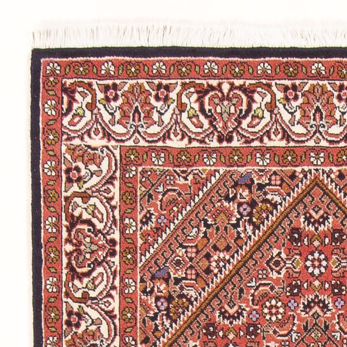 Persisk tæppe - Bijar - Royal - 140 x 83 cm - rød