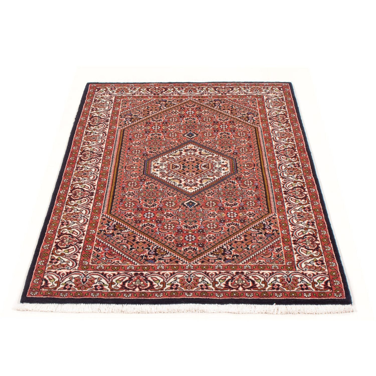 Persisk tæppe - Bijar - Royal - 140 x 83 cm - rød