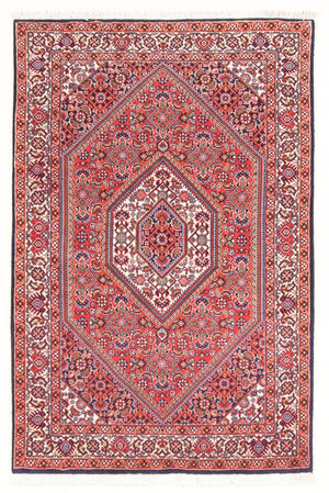 Persisk tæppe - Bijar - Royal - 130 x 86 cm - rød