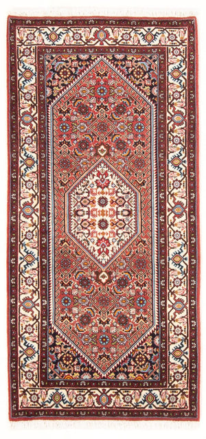 Persisk tæppe - Bijar - Royal - 160 x 82 cm - rød