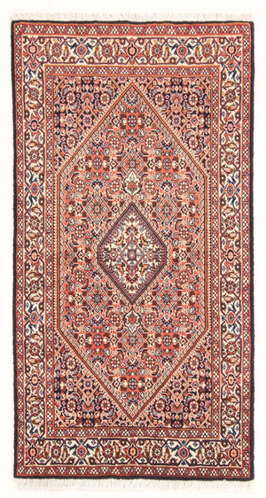 Persisk tæppe - Bijar - Royal - 140 x 84 cm - rød