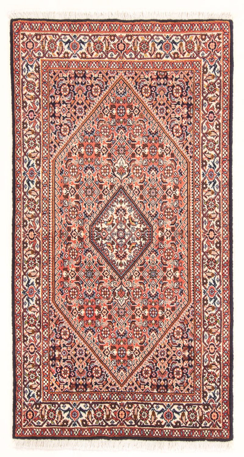 Persisk tæppe - Bijar - Royal - 140 x 84 cm - rød