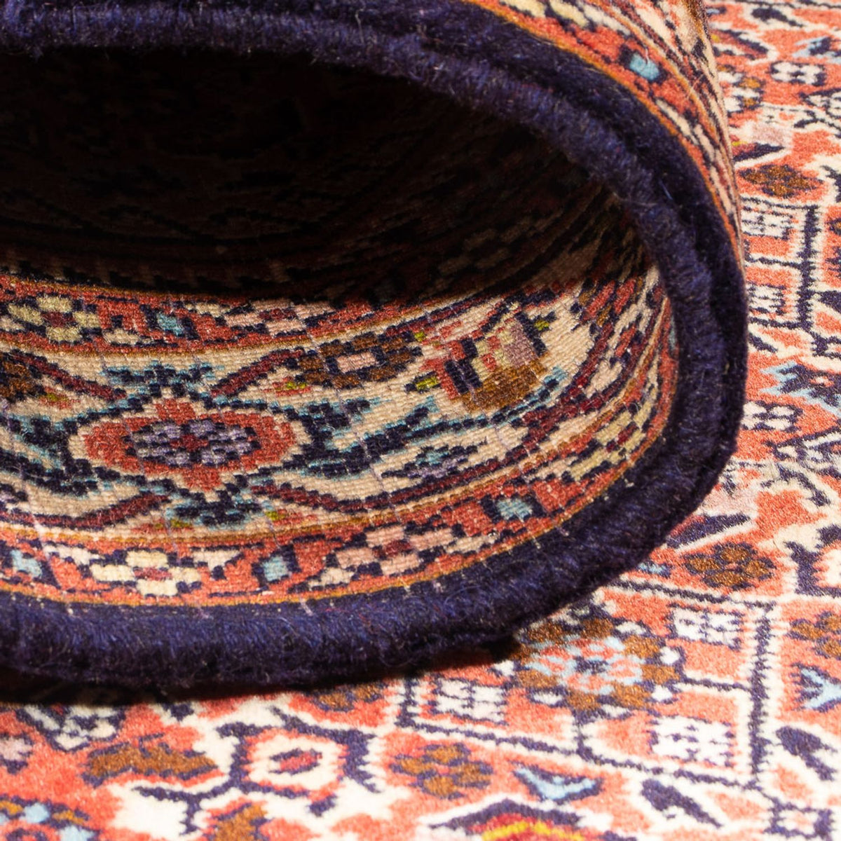 Persisk tæppe - Bijar - Royal - 140 x 84 cm - rød