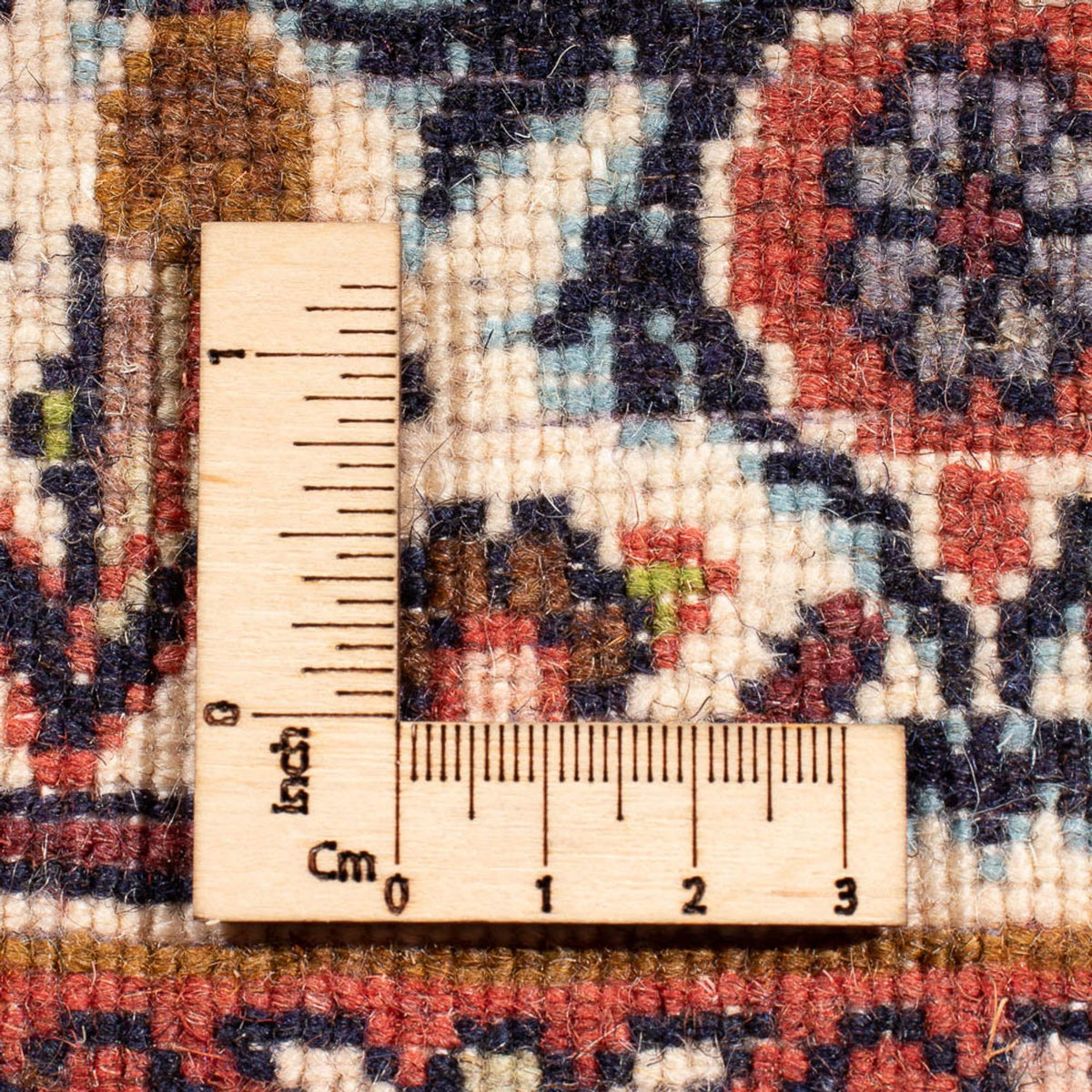 Persisk tæppe - Bijar - Royal - 140 x 84 cm - rød