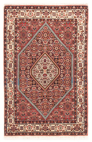 Persisk tæppe - Bijar - Royal - 127 x 82 cm - rød